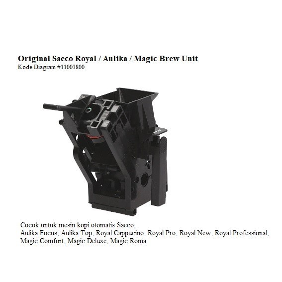 Jual Original Saeco Royal / Aulika / Magic Brew Unit Shopee Indonesia