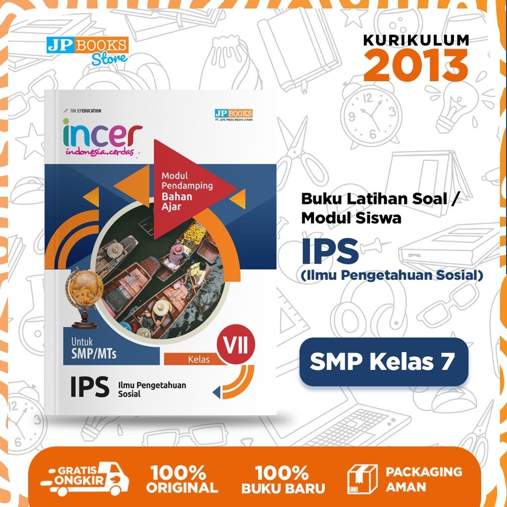 Jual Jp Books Buku Siswa Sekolah Modul Latihan Soal Incer Ips Ilmu