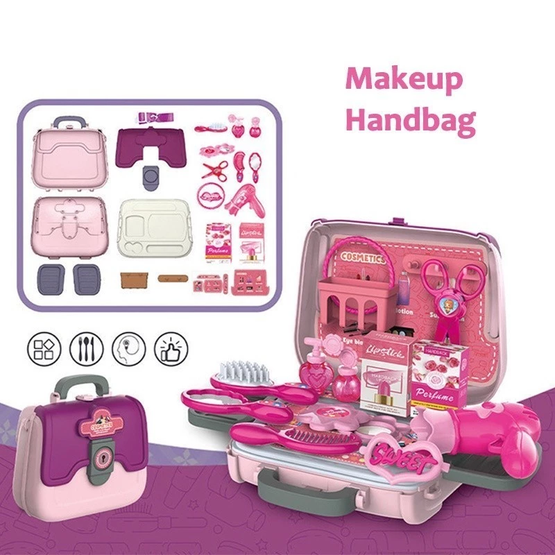 Mainan anak dapur mainan masakan makanan mainan anak kitchen set tas tangan