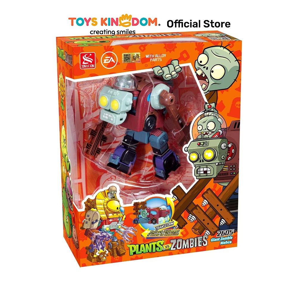 Jual Toys Kingdom Cruzer Plants Vs Zombies Robot Giant Zombie Mehca 5 ...