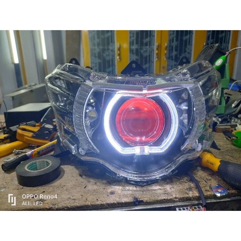 Jual HEADLAMP MIO SOUL/XEON GT BILED AES TURBO SE LEVELING Shopee