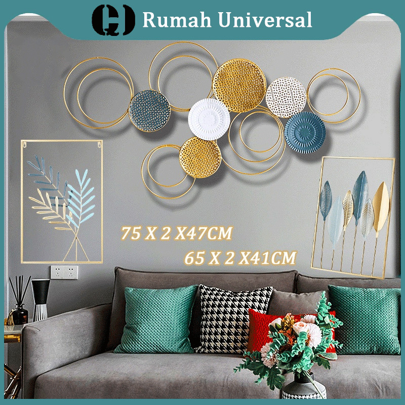 Nordic Cahaya Mewah Gaya Besi Tempa Hiasan Dinding Ruang Tamu Kamar Tidur Hiasan Dinding Kreatif /Kamar Tidur/Ruang
