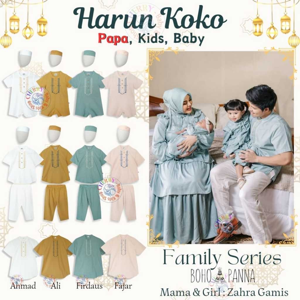 Jual Baju Muslim anak Unik Lucu Murah / Bohopanna Harun Koko Papa / Set ...