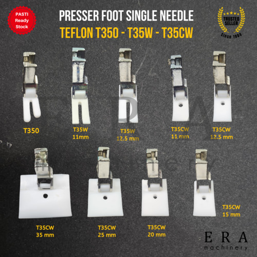 Jual Sepatu jahit Teflon Bolong Tengah/Belah sama rata presser foot ...