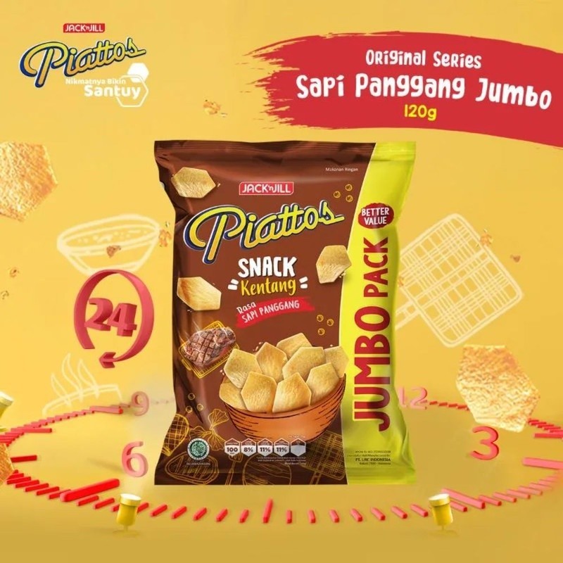 Jual PIATTOS RASA SAPI PANGGANG 120GR | Shopee Indonesia