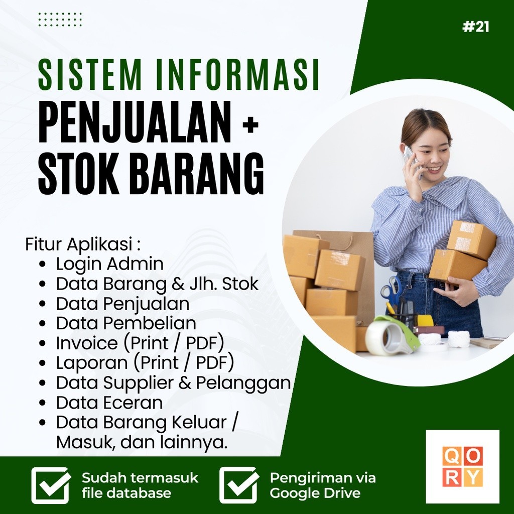 Jual Source Code Program Aplikasi Sistem Informasi Penjualan Stok