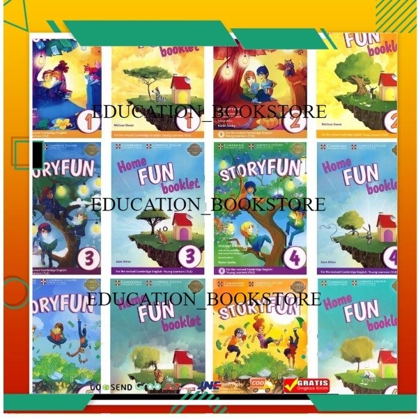 Jual Buku C*mbridge Storyfun Student's Book / Home Fun Booklet (1 / 2