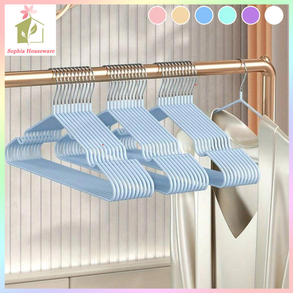 Jual Hanger Besi Baja Premium Anti Karat Gantungan Baju Kawat Hanger ...