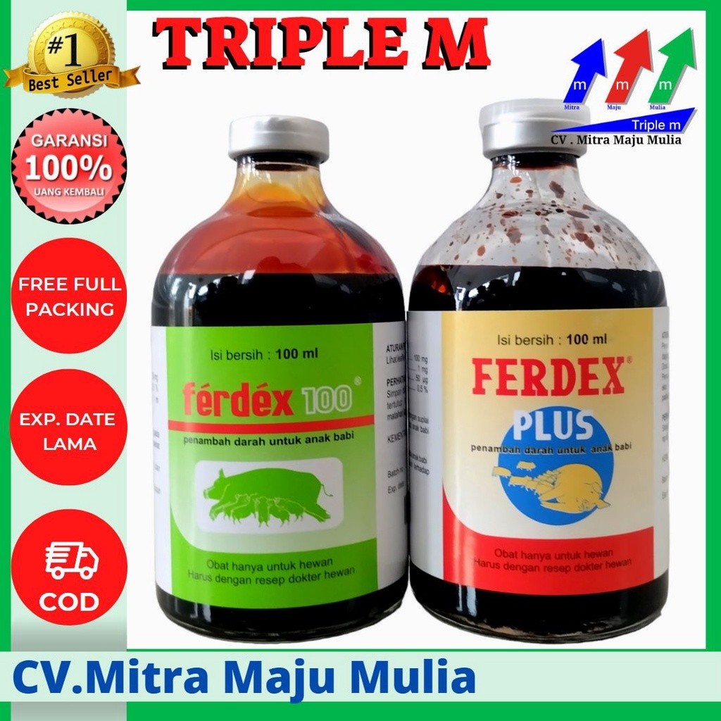 Jual FERDEX 100 ml FERDEX PLUS 100 ml Penambah Darah Anak Babi Zat Besi ...