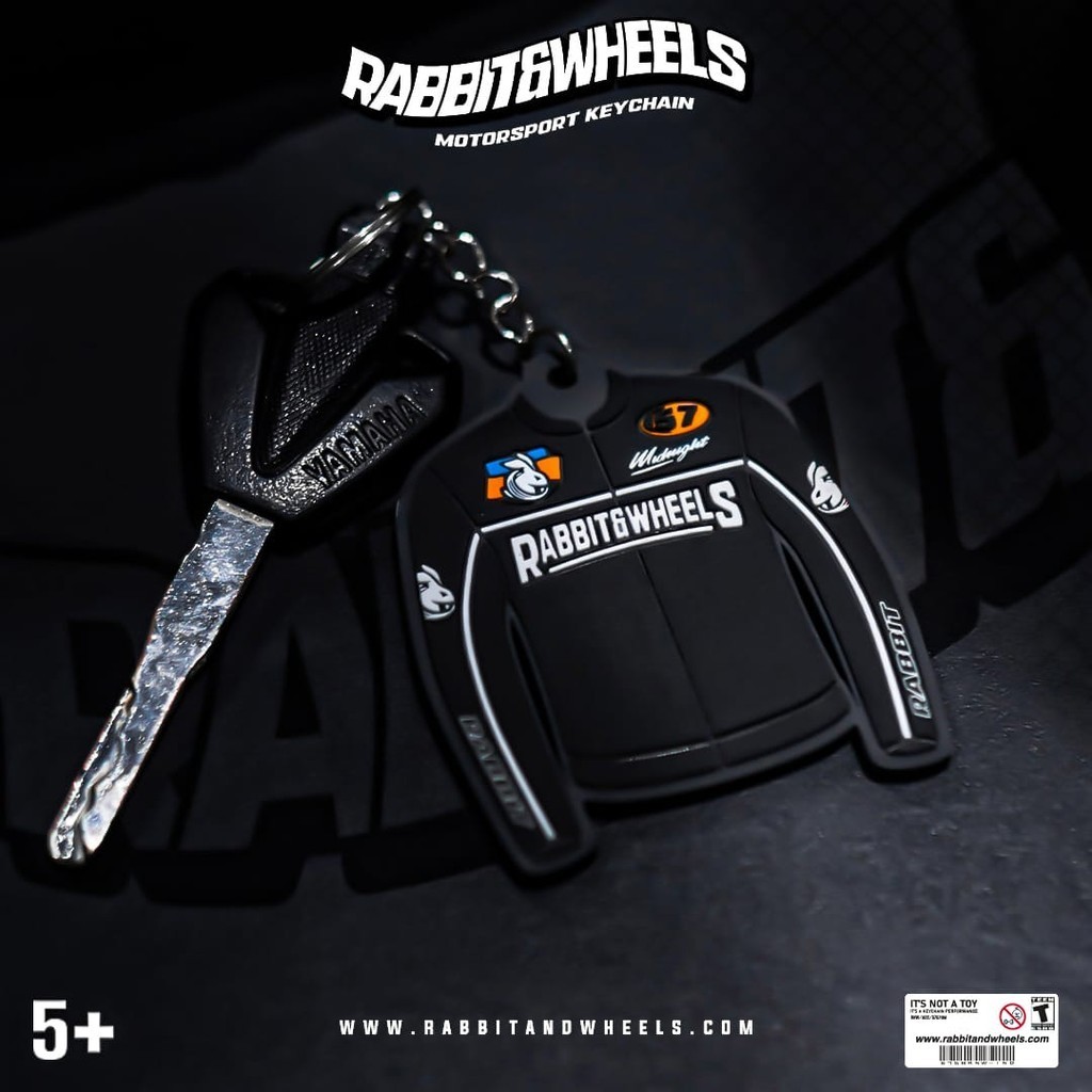 Jual KEYCHAIN MIDNIGHT RABBIT AND WHEELS | Shopee Indonesia