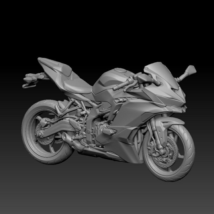 Jual MINIATUR FIGURE SKALA 1/64 DIORAMA DIECAST motor kawasaki zx25r