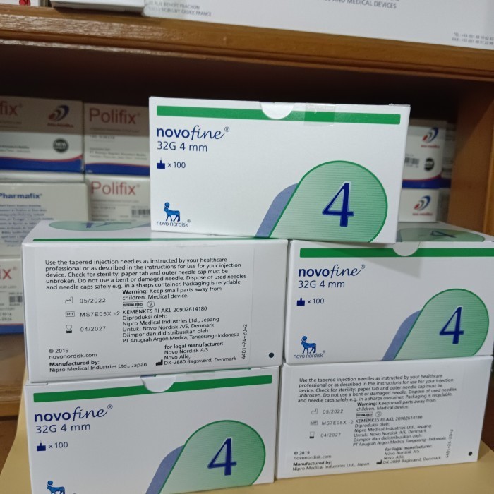 Jual Needle Novofine 32G 4mm / box | Shopee Indonesia