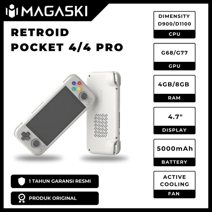 RETROID POCKET 4 D900 クリスタル（Retroid Pocket 4 Pro