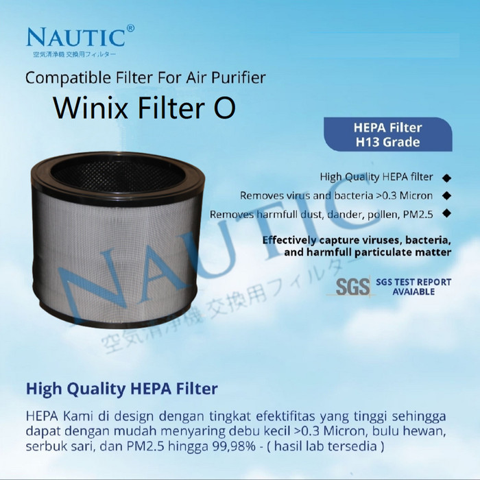 Jual Winix Filter H For Air Purifier Winix Zero / Zero S / 2020EU ...