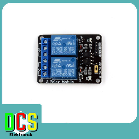 Jual Module Relay Arduino 2 Channel Input: 5 VDC Output: 10A 30 VDC 250 ...