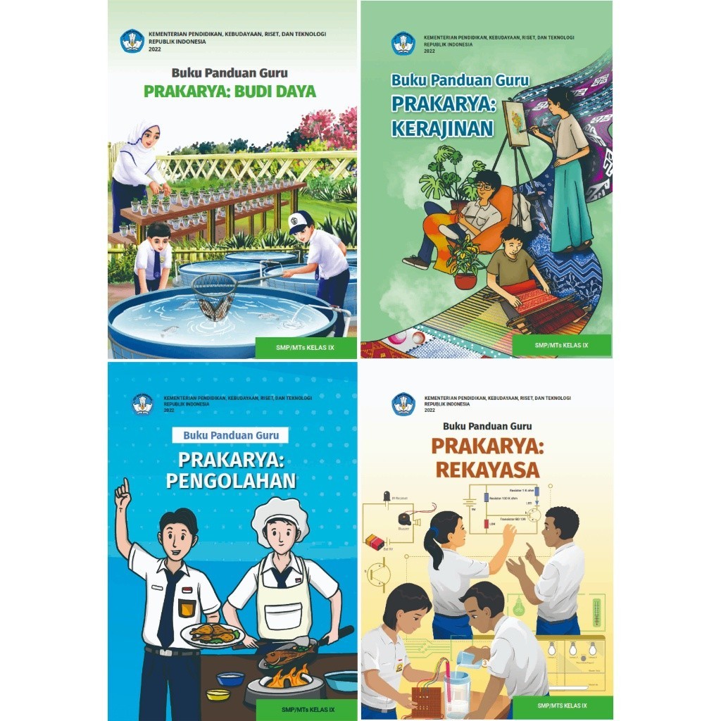 Jual Buku Panduan Guru Prakarya Budi Dayakerajinanpengolahanrekayasa Untuk Smpmts Kelas Ix 