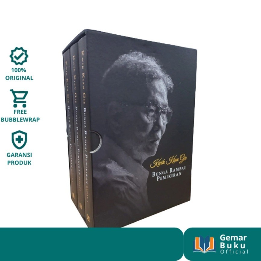 Jual BUNGA RAMPAI PEMIKIRAN KWIK KIAN GIE (BOX) - GEMARBUKU | Shopee ...