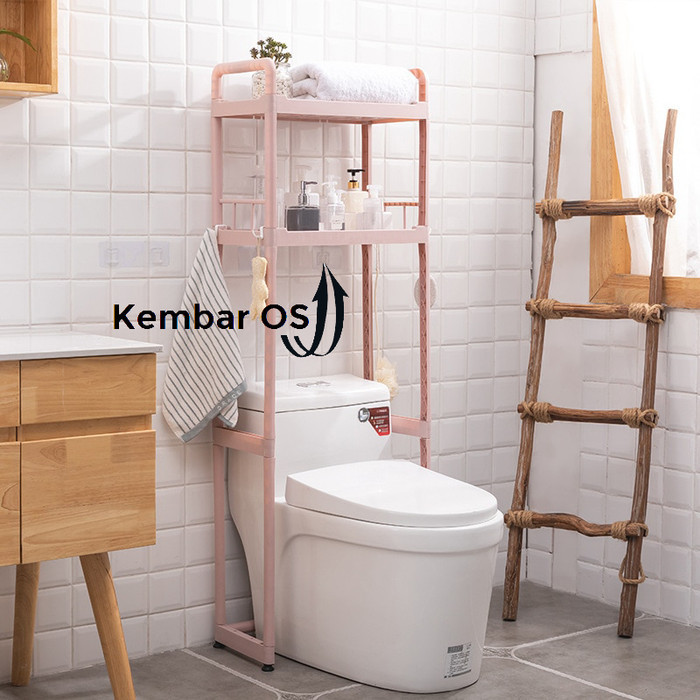 Jual Rak Kamar Mandi Tempel Plastik Susun Tempat Sabun Cair Batang ...