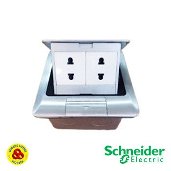 Jual Schneider Stop Kontak Lantai Universal E227F_ABE + F1426USM ...