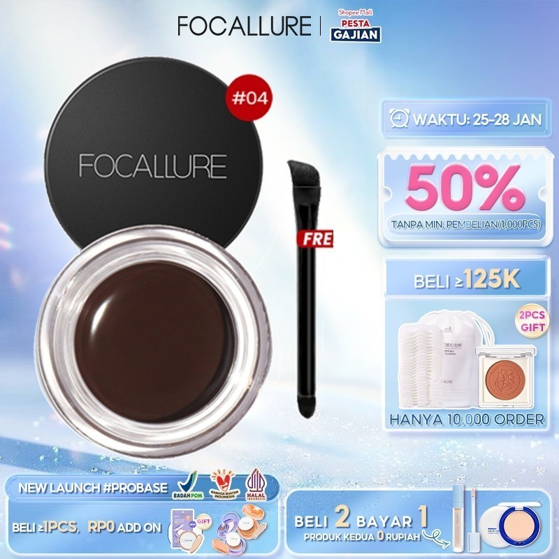 Jual Focallure Eyebrow Cream Gel Waterproof Pensil Alis Kosmetik Mata Si Cantik Beauty Shop 4225