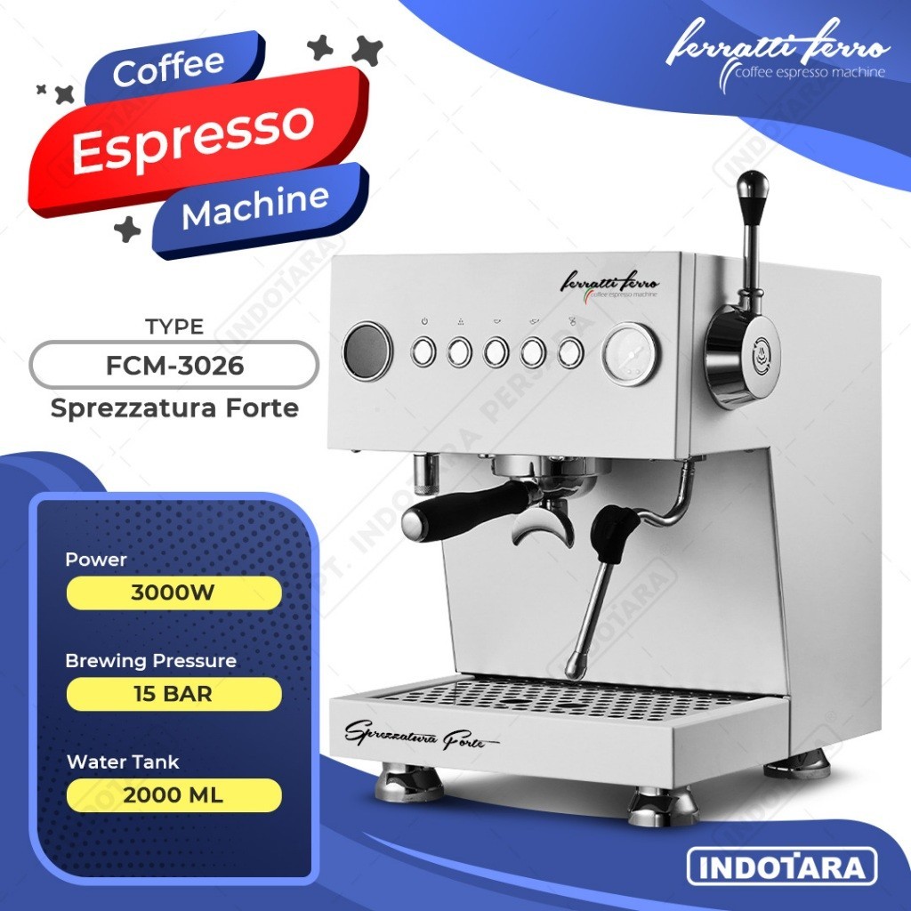 Jual Ferratti Ferro Espresso Machine FCM-3026 | Shopee Indonesia