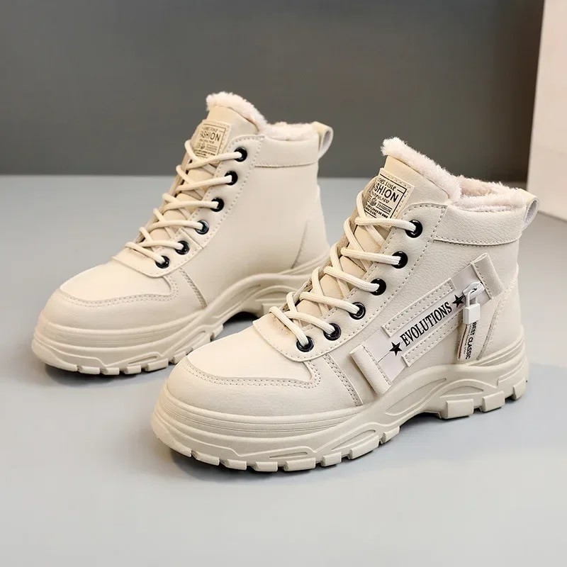 Winter Snow Boots for Women Casual High-top Shoes Warm Womens Sneakers  Platform Ankle Boots Plus Size 45 Zapatillas De Mujer New