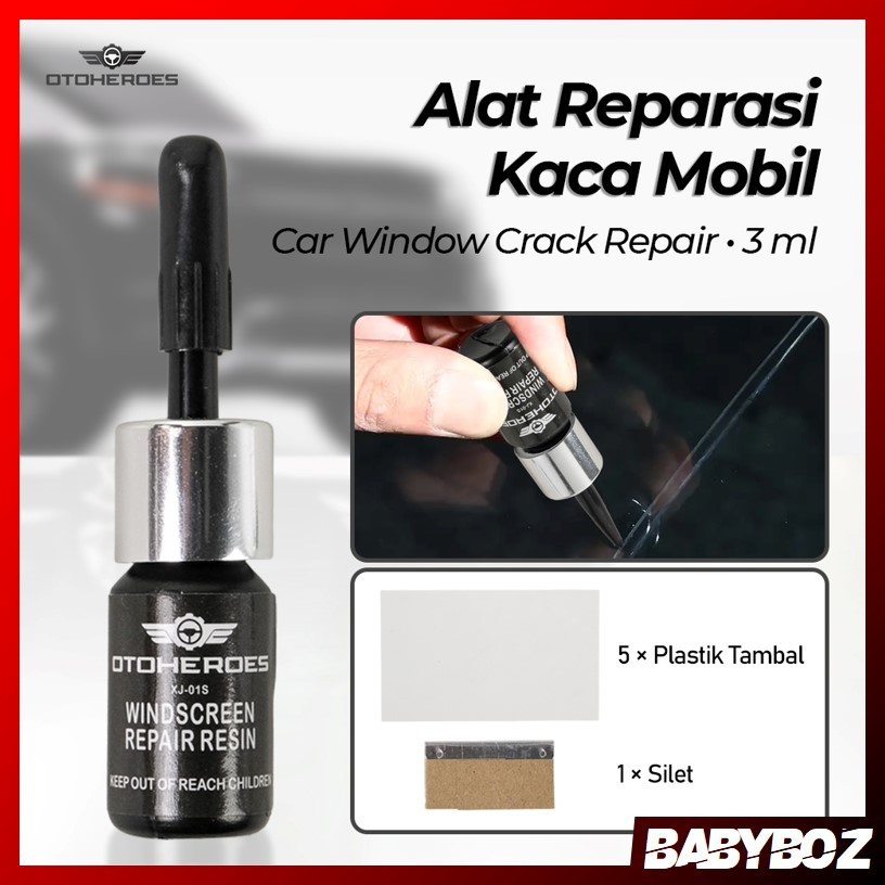 Jual OTOHEROES Alat Reparasi Kaca Mobil Retak Car Window Crack Repair ...