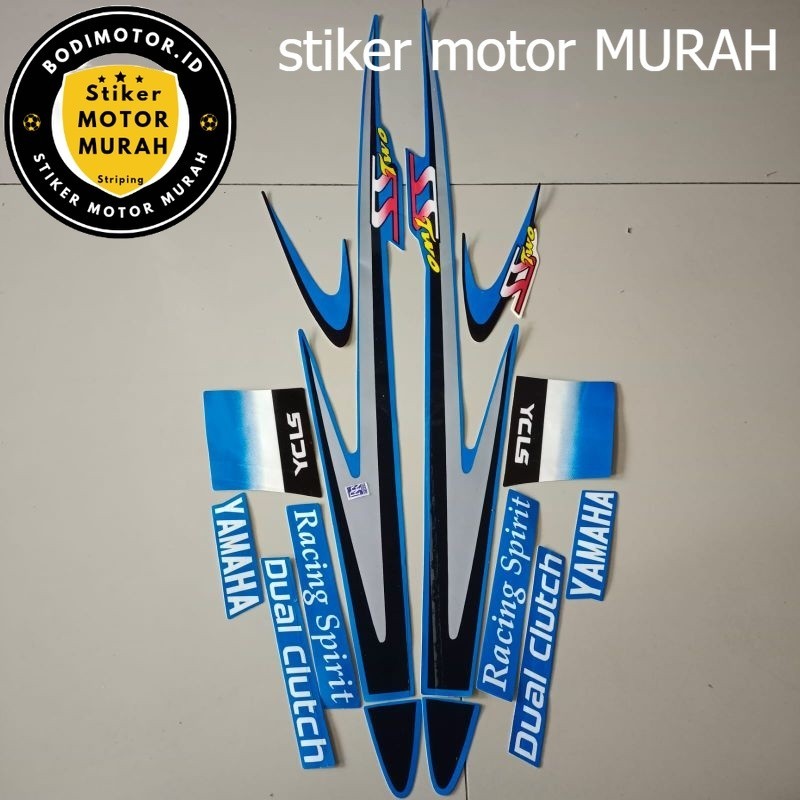Jual Stiker list polet Striping Yamaha fizr fiz r f1 zr sstwo ss2 biru ...