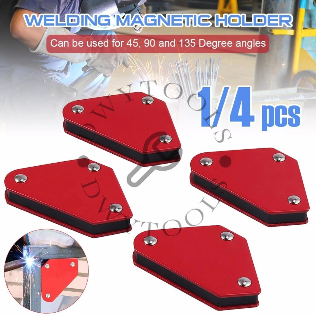 Jual Siku Magnet Besi Las Mini Holder Welding Magnet Set Isi 4 Pcs Klem Siku Sudut Besi Corner