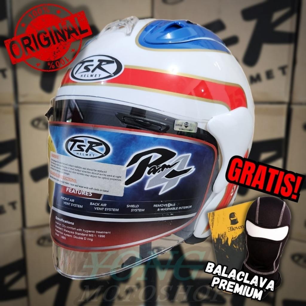 Jual Helm TSR Ram 4 Fredy Spencer GOLD Original Half Face TSR Helmet Ram4 Shopee Indonesia