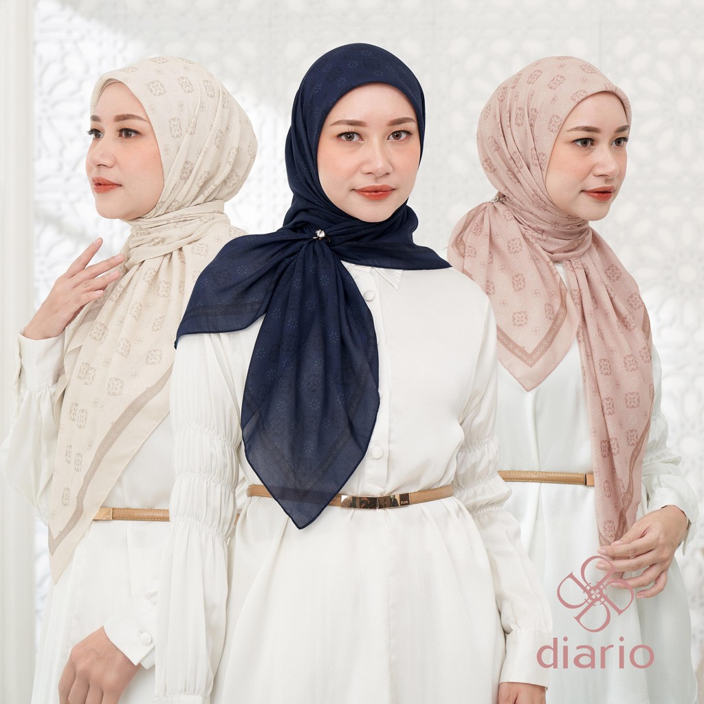 Diario Ultrafine Camillia Scarf Kerudung Segi Empat