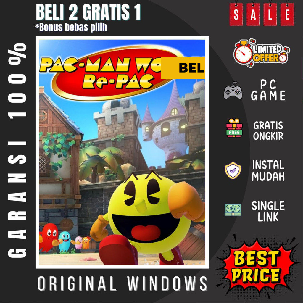 Jual PACMAN WORLD REPAC - GAME PC - GAME LAPTOP - PC GAMES - BELI 2 ...