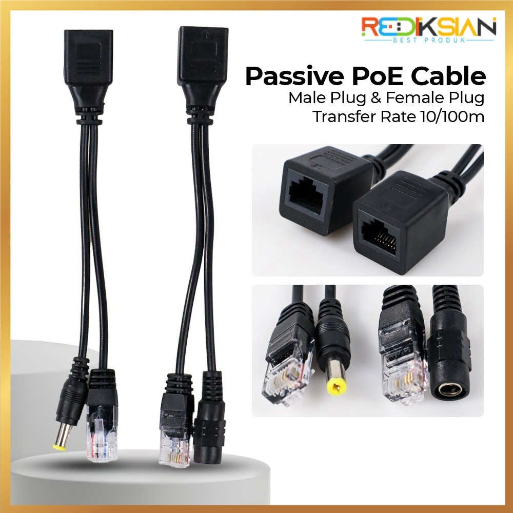 Jual KABEL POE INJECTOR & POE SPLITTER (SET)[COD] / KABEL POE SET ...