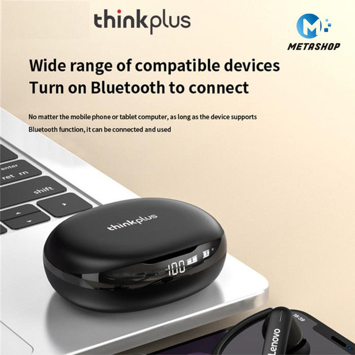 Jual LENOVO THINKPLUS Sport TWS Earphones T50 True Wireless Bluetooth ...