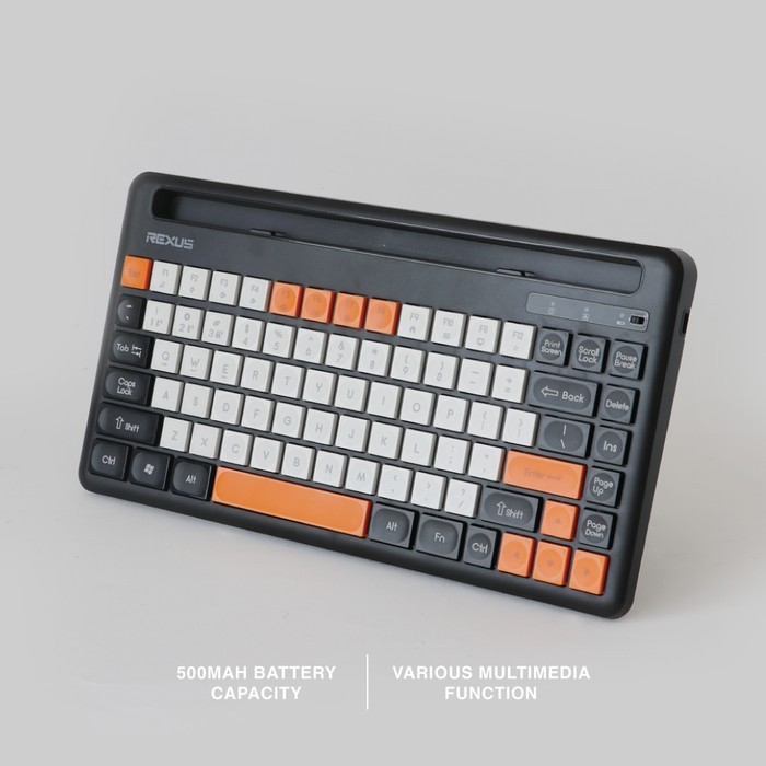Jual Rexus KB01 Wireless Bluetooth Keyboard Dual Connection Mosaic KB ...