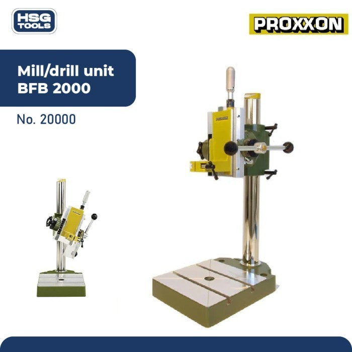 PROXXON – Supporto Per Forare E Fresare BFB 2000. Per Trapani Standard Con Collare Da 43mm. – 20000 – Utensili Manzanese - Foto 9