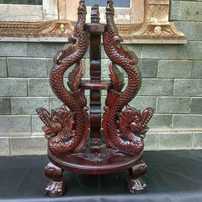 Jual Jagrak Stand Dudukan Tombak Model Dragon Kembar Besar Shopee