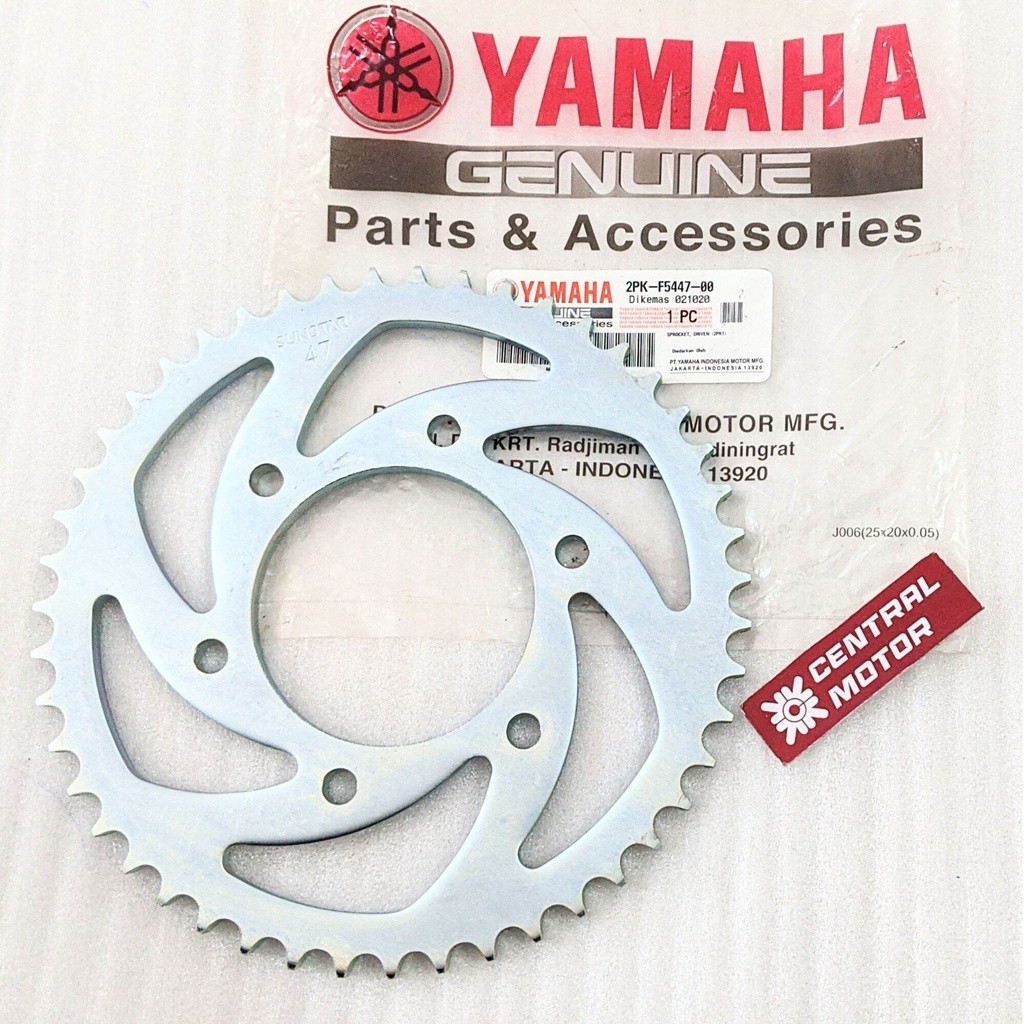 Jual Gear Gir Ger Roda Ban Belakang Gigi 47t R15 Xabre Original Yamaha
