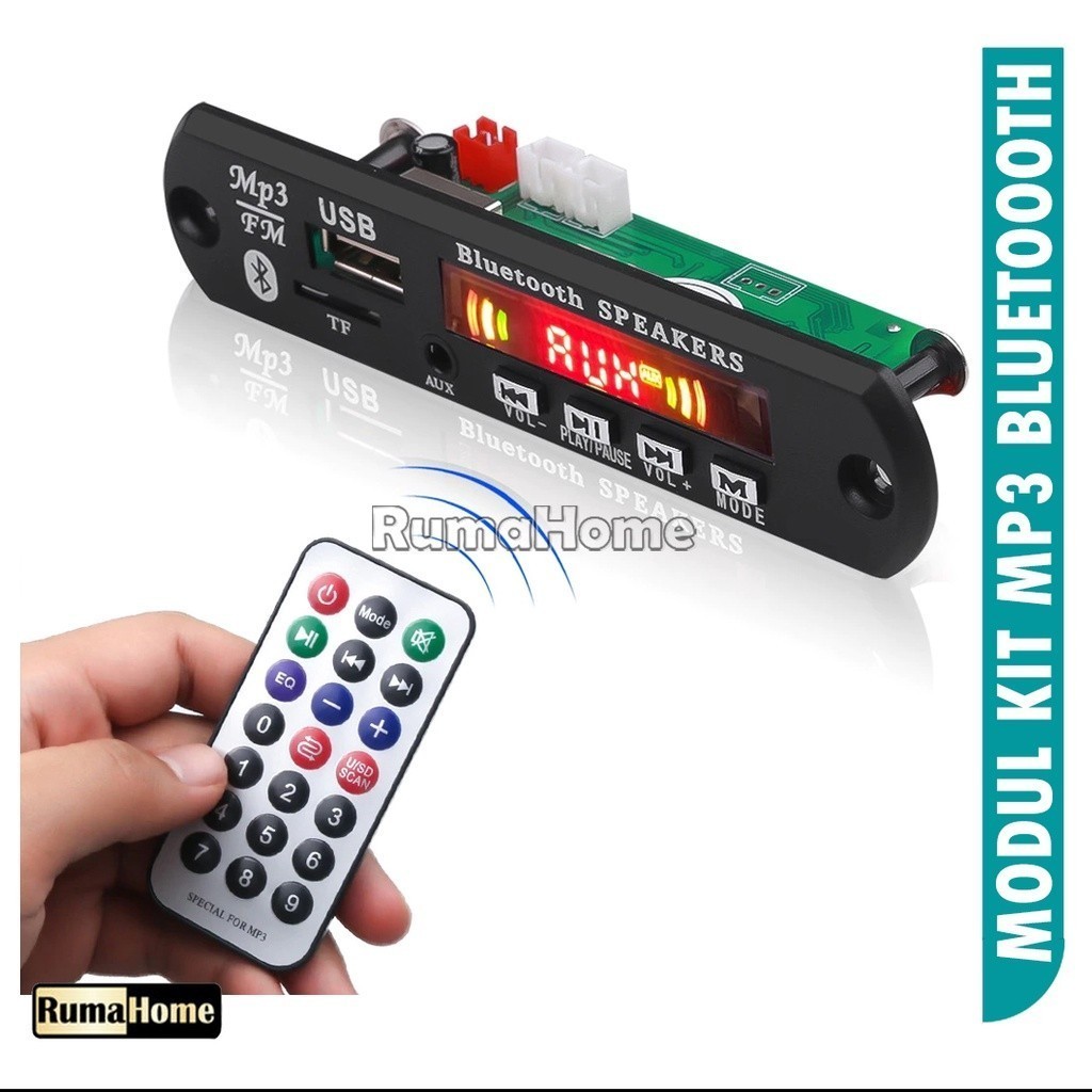Jual Modul MP3 Bluetooth Plus FM Radio / Kit Modul Mp3 Bt Kit Mp3 Kit ...