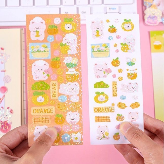 Jual stiker jurnal aesthetic 10pcs original impor pet alat & buku tulis ...