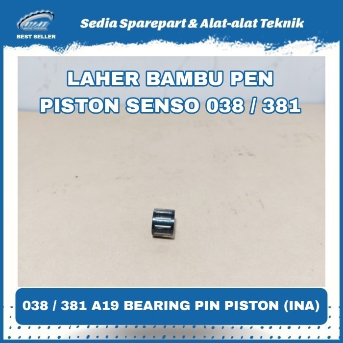 Jual LAHER BAMBU BEARING PIN PISTON SENSO CHAINSAW 038 381 INA ORIGINAL ...