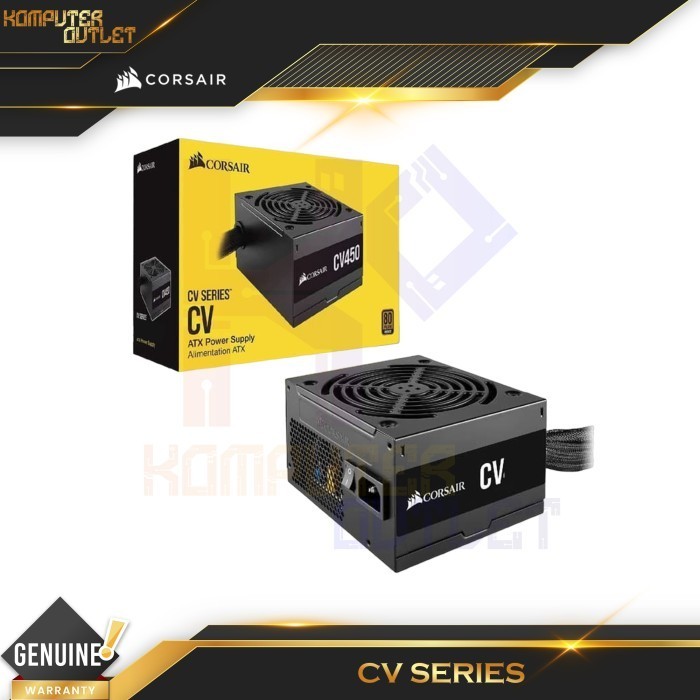 Jual CORSAIR PSU 750 WATT CV SERIES 80+ BRONZE POWER SUPPLY 750W ...