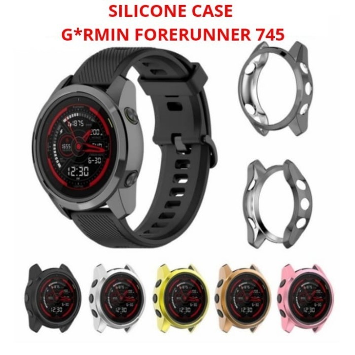 Custodia In Silicone Per Garmin Forerunner 745, Morbida E Trasparente, Resistente Agli Urti, Compatibile Con Ricarica, Accessorio Essenziale Per La Corsa E Lo Sport