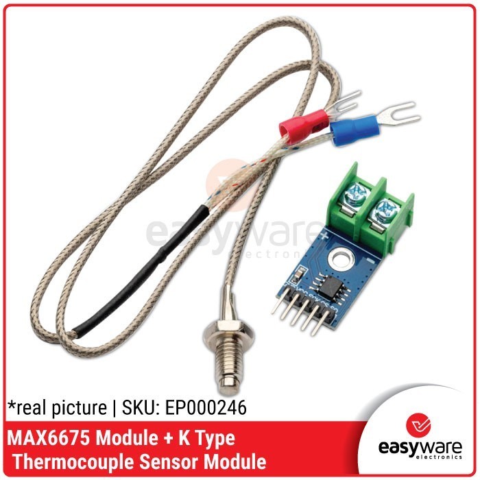 Jual MAX6675 module and K Type Thermocouple Sensor -SS13 | Shopee Indonesia
