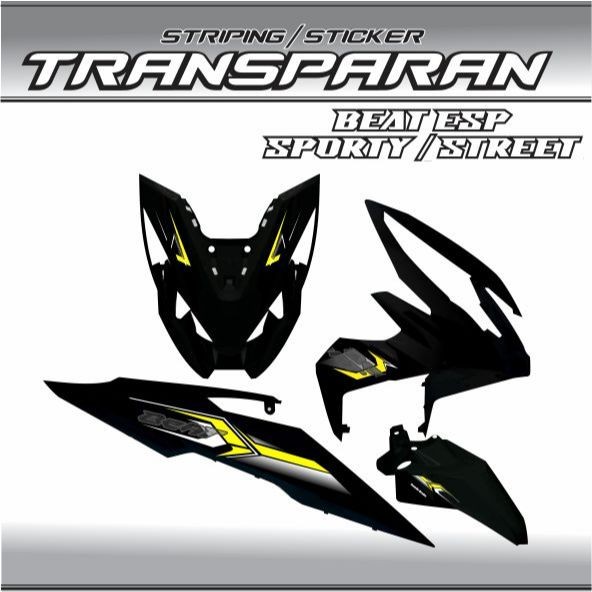 Jual TRANSPARAN STIKER STRIPING VARIASI HONDA BEAT EPS MOTIF SIMPLE ...