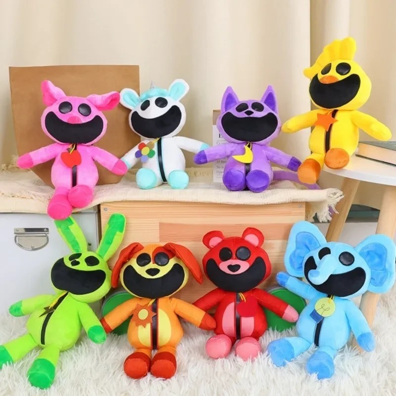 Jual Cute Smiling Critters Plush Toy Kawaii Anime Catnap Pickypiggy ...