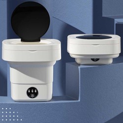 DNK - Houselin Mesin Cuci Mini Lipat Portable Foldable Washing Machine 8L - HS8