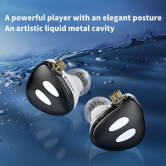 Jual TRN ORCA In Earphone Monitors with Mic Dual LCP Driver Diaphrag 10 ...