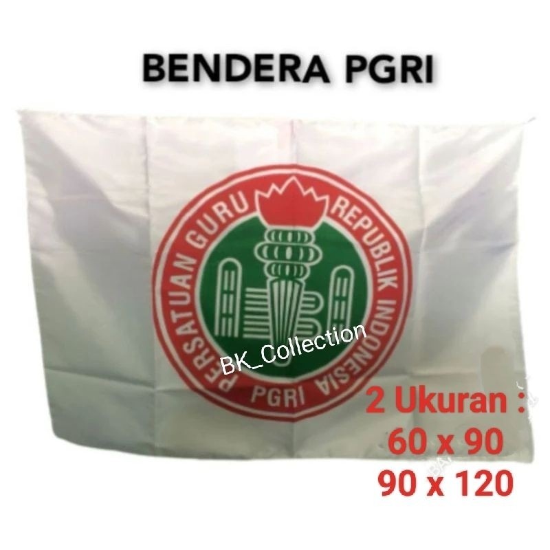 Jual Ukuran 80 x 120 cm Bendera PGRI Bendera Guru | Shopee Indonesia