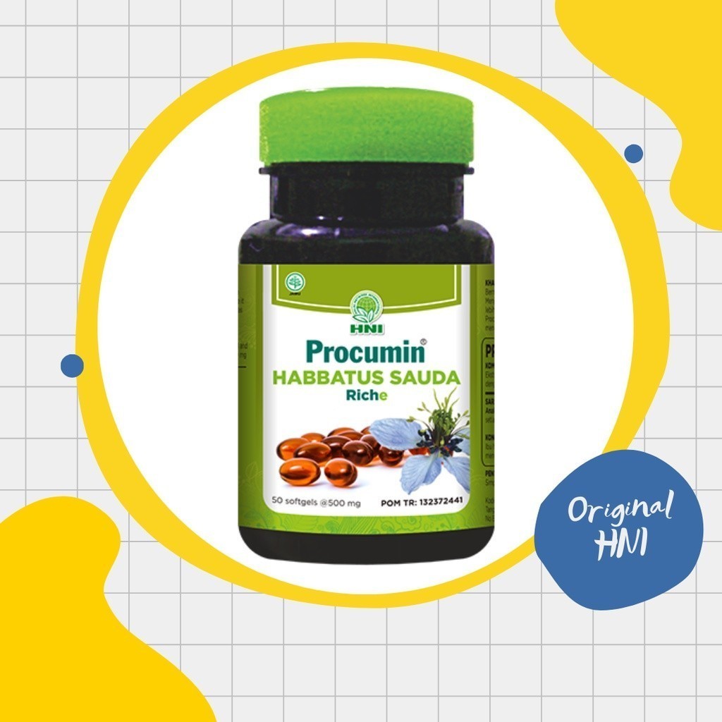 Jual PROCUMIN HABBATUSSAUDA RICH E HNI HPAI 50GR EXP 2025 ALMJ | Shopee ...